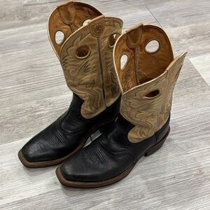 Ariat Men's Black and Brown Western Boots